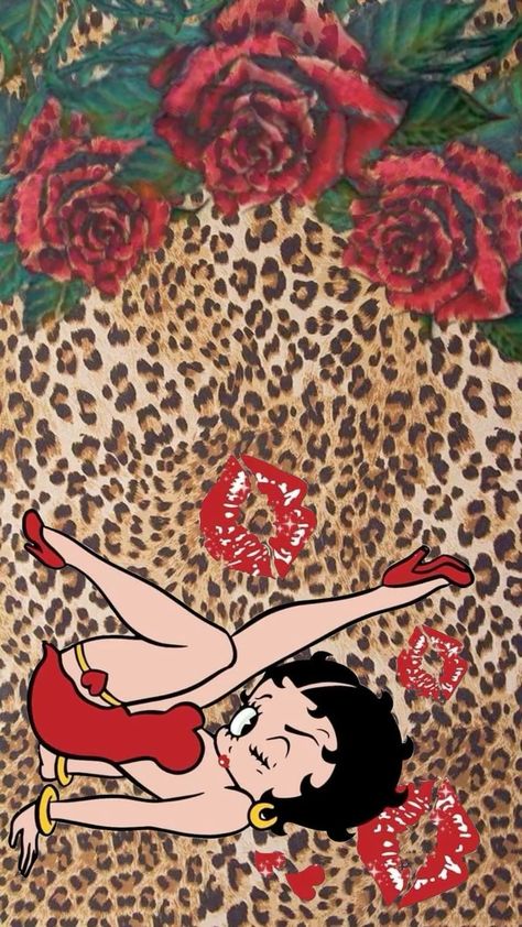 Betty Boop Wallpapers Vintage, Betty Boop Aesthetic Wallpaper, Betty Boop Wallpapers Iphone, Betty Boop Wallpapers, Mermaid Motel, Niche Interests, Cheetah Print Wallpaper, Fierce Tiger, Look Wallpaper