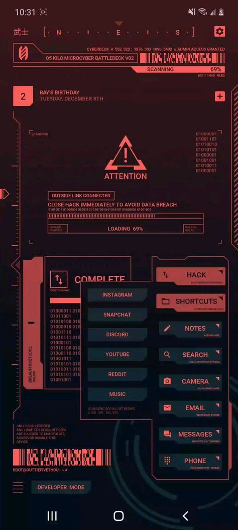 Cyberpunk Arasaka Wallpaper, Hud Interface Design, Cyberpunk Iphone Theme, Cyberpunk Phone Theme, Gamer Graphic Design, Arasaka Wallpaper, Tech Poster Design Inspiration, Cyberpunk Wallpaper Aesthetic, Cybertech Aesthetic