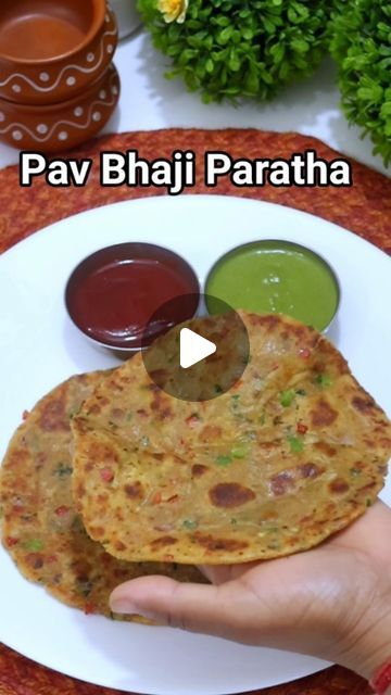 Paratha Recipes Videos, How To Make Pav Bhaji, Indian Food Recipes Easy Healthy, Trending Food 2024, Trending Food Recipes 2024, Easy Paratha Recipe, Paranthas Recipe, Trending Recipes 2024, Dinner Ideas Vegetarian Indian