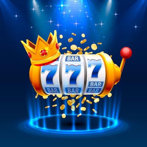 King slots 777 banner casino on the blue... | Premium Vector #Freepik #vector #777 #casino-slot #slot-machine #slot-game Casino Machines, Machine Logo, Free Casino Slot Games, Trippy Iphone Wallpaper, Blue Bar, Casino Slot Games, Play Slots, Blue Pin, Best Casino