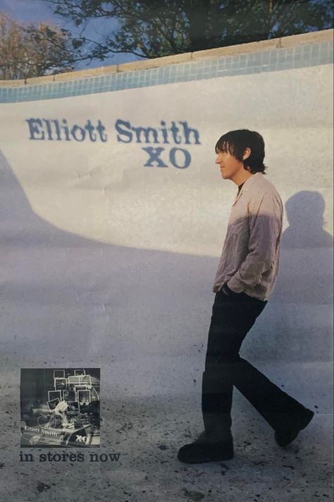 Elliott Smith Jeff Buckley, Either Or Elliott Smith, Elliott Smith Poster Vintage, Elliot Smith Poster Vintage, Xo Elliott Smith, Elliot Smith Wallpaper, Elliot Smith Aesthetic, Jeff Buckley Poster Vintage, Elliott Smith Aesthetic