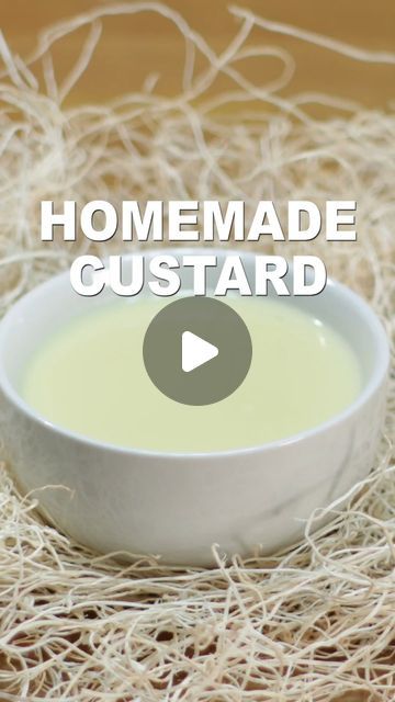 Matt Taylor on Instagram: "Learn how to make an easy homemade custard at home. This type of custard is not baked. #custard #custardrecipe #nobakecustard" Simple Custard Recipe, Easy Custard Recipe, Home Made Custard, Baked Custard Recipe, Vanilla Custard Recipe, Custard Recipe Easy, How To Make Custard, Ice Cream Videos, Easy Custard