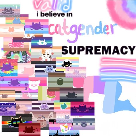 Catgender Flag, Xenogenders Are Cringe, Neopronouns Slander, Gender Memes, Xeno Hoard, Gender Flags, Activities For Boys, Best Anime Drawings, True Facts