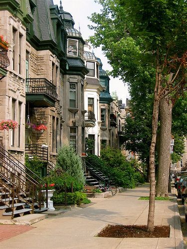 Rue Laval, Plateau Mont-Royal --- Montréal Travel To Canada, Mont Royal Montreal, Montreal Architecture, Visit Montreal, Sweet Image, Row Houses, Canada Eh, Eastern Canada, O Canada