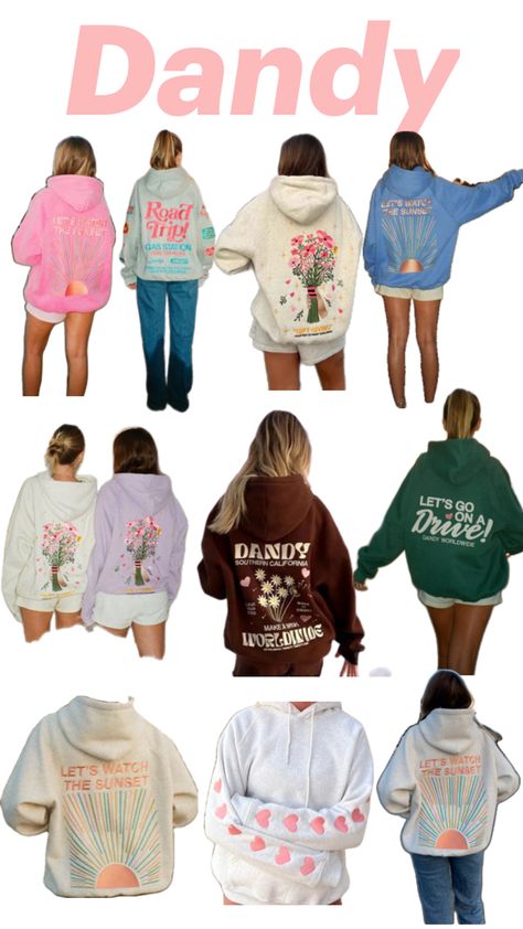 Dandy Sweatshirt, Dandy Hoodie, Dandy Worldwide, Sweat Shirts, Preppy Outfit, Birthday Wishlist, Gas Station, Oversize Hoodie, Make A Wish