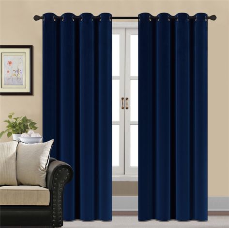 Blue Velvet Curtains, Navy Curtains, Navy Blue Curtains, Country Curtains, Cool Curtains, Blue Curtains, Custom Drapes, Red Curtains, Thermal Curtains