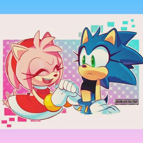 Sonic Genderbend, Castlevania Netflix, Sonamy Comic, Amy The Hedgehog, Silver The Hedgehog, Sonic And Amy, Sonic Fan Characters, Sonic 3, Sonic Franchise