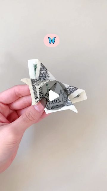 102K views · 8.1K likes | Valentina Balance on Instagram: "How to fold dollar butterflies #diy #giftideas #origami" How To Make Butterflies Out Of Money, Money Folding Butterfly, How To Make Butterfly With Money, Origami With Money Easy, How To Fold A Dollar Into A Flower, Origami Dollar Bill Easy Step By Step, Easy Origami Money Folding, How To Make A Butterfly Out Of Money, Butterfly Dollar Bill