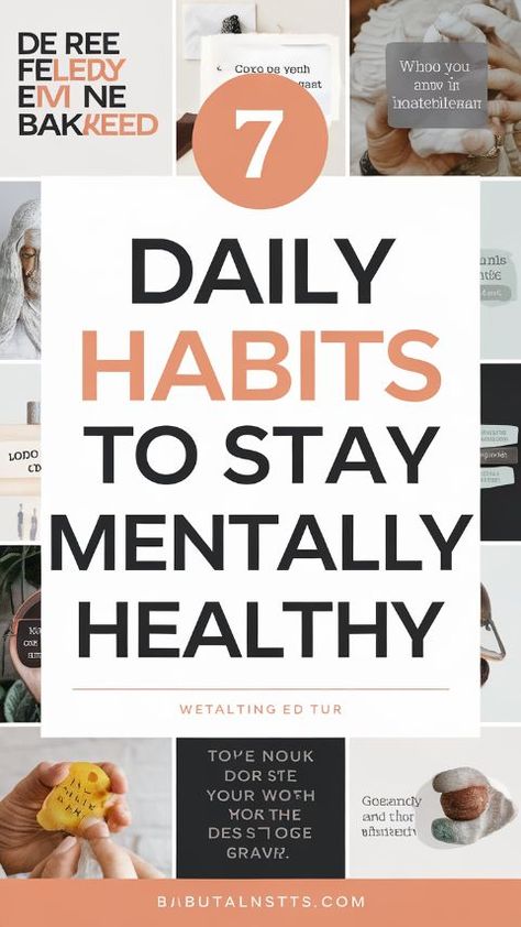 Unlock your best mind with these 7 daily habits for mental wellness!  From mindfulness practices to simple self-care routines, discover how small changes can lead to big improvements in your mental health. Pin now for daily inspiration and tips to nurture your mind!  #MentalHealthMatters #SelfCare How To Manage Mood Swings, Teen Mental Wellness, Mental Wellness Activity, Easy Diy Body Scrub, Sleep Aesthetic, Mentally Healthy, Mindfulness Practices, Wellness Activities, Fitness Ideas