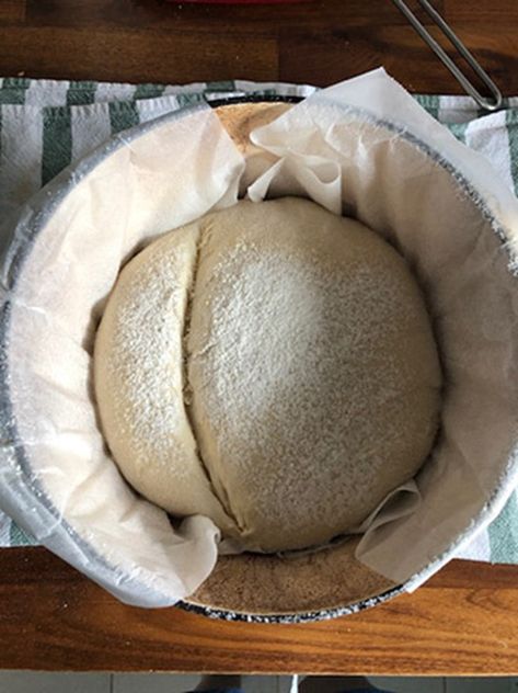 How to bake bread in your cast-iron pot or dutch oven | CHOICE Bread In A Dutch Oven, How To Bake Bread, Cast Iron Casserole Dish, Dutch Oven Bread, Bake Bread, Brioche Bread, Cast Iron Pot, Bread Ingredients, Plain Flour