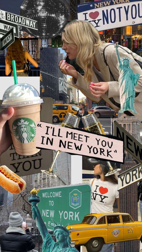 New York Vision Board, Nyc Dream, Oc California, Nyc Bucket List, New York Broadway, Stile Blair Waldorf, Nyc Lifestyle, New York Wallpaper, Nyc Baby