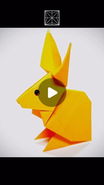 Rabbit Paper Craft, Origami Rabbit, Origami, Paper Crafts, Craft Ideas, Instagram, Design