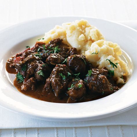 This is a hearty slow cooked venison and chestnut recipe, perfect to for a cold winter's night. January Recipes, Chestnut Recipes, Venison Recipes, Delicious Magazine, Game Food, Oh Deer, Stew Recipes, Main Meals, Savoury Food