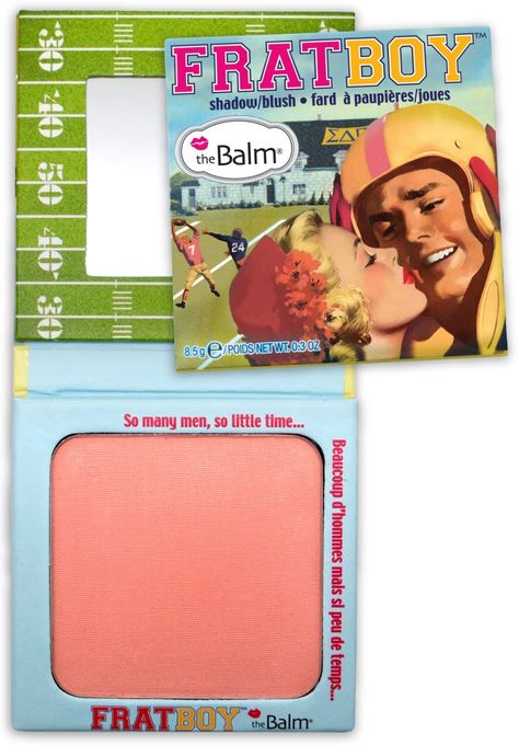 FratBoy® Blush/Shadow - $21.00 The Balm Blush, The Balm Makeup, Oval Makeup Brush, Cheap Makeup Brushes, Wholesale Makeup, Eye Palettes, Peach Blush, Frat Boy, Cosmetics Brands