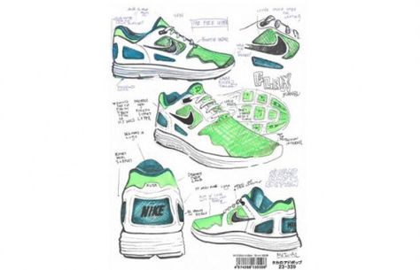 Nike Shoe Sketch, Shoes Sketch, Sneakers Sketch, Sneakers Design, Nike Wedges, Flat Drawings, Shoe Sketches, Nike Design, Design Sketching