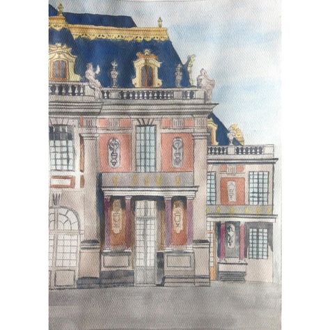 @laurenullrichart posted to Instagram: Palace of Versailles - Watercolor #versailles #travel #europe #travel #homedecor #watercolor #painting #sketch #art #paint #artwork #wallart  #localartist #artistsoninstagram #indyarts #igersindy #indianapolisartist #indyigers #instaart #traveltheworld #architecture #artgallery #instaartist #instaartistic #travelingram #artinfo #instaarte #interiordesign #instaarts #instaarthub Palace Of Versailles, Metallic Paper, Hanging Wire, Glossy Photo Paper, Versailles, Paint Designs, Travel Art, Acrylic Prints, Watercolor Paper