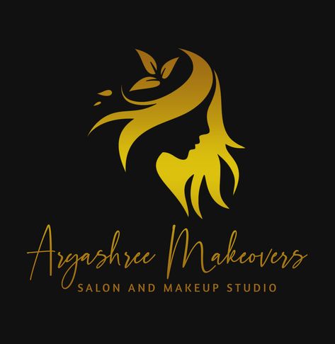 Makeup Studio Logo Design, Logo For Makeup, Academy Logo Design, Logo For Beauty, Makeup Studio Ideas, Logo Design Makeup, Unique Salon, Makeup Unique, Top Graphic Designers