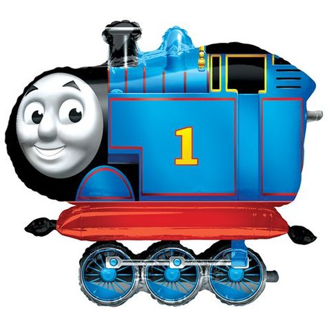 Thomas the Tank Engine Airwalker Balloon - 36'' Foil Thomas The Train Engine, Thomas The Train Birthday, Thomas The Train Party, Thomas Birthday, Train Party, Train Birthday, Thomas The Tank, Thomas The Train, Thomas The Tank Engine