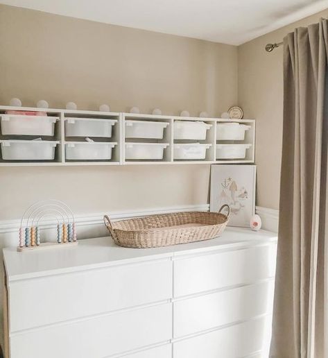 IKEA at mine - IKEA Ireland Hauga Ikea Nursery, Ikea Baby Nursery, Ikea Baby, Ikea Nursery, Wide Chest Of Drawers, Ikea Table, Ikea Ireland, Laundry Rooms, Baby Changing