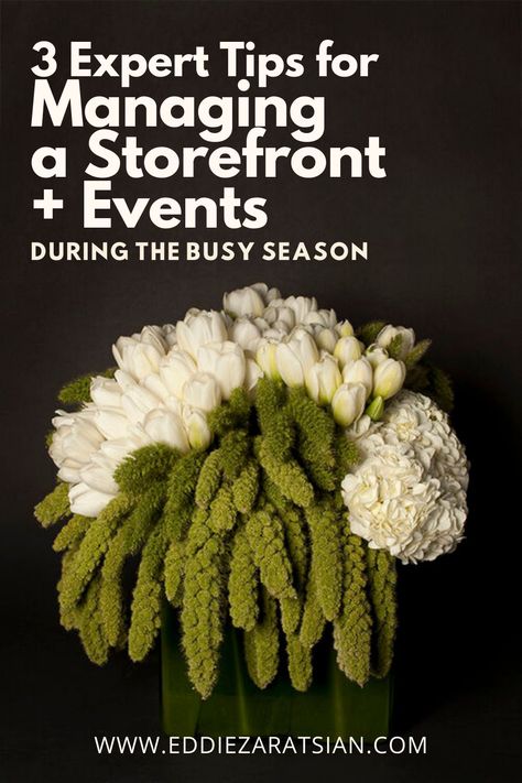 Events are picking up for 2021 and Eddie Zaratsian is sharing 3 tips on how to manage both a storefront and an events business during the upcoming busy season. Read the blog post to discover why having a great team is so important, and why setting boundaries during this time is a must. Head over to the blog and be ready to take in these 3 important tips from Eddie, a seasoned events professional. Eddie Zaratsian, Party Event Decorations, Luxury Event Design, Events Business, Aesthetic Diy, Home Parties, Floral Event Design, Event Decorations, Setting Boundaries