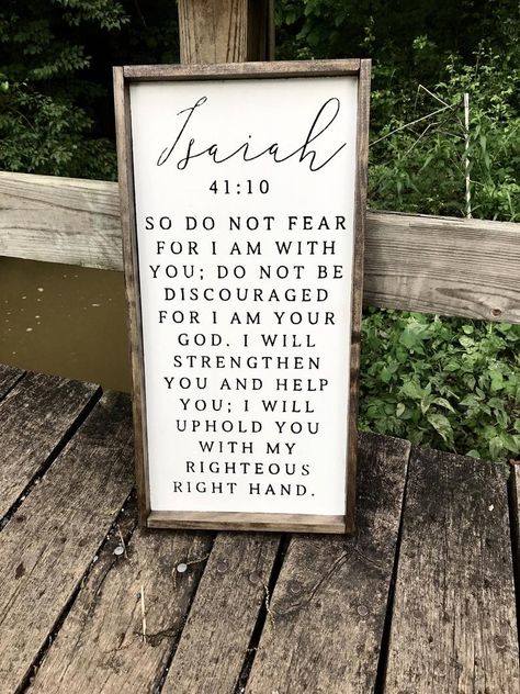 image 1 Scripture Wall Decor, Scripture Decor, Bible Verse Wall Decor, Christian Signs, Patio Signs, Scripture Signs, Quote Decor, Christian Bible Verses, Wood Frame Sign