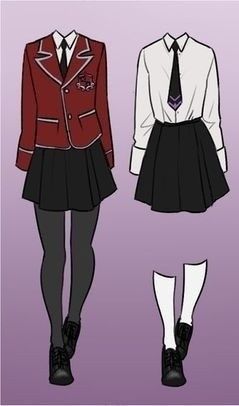 School Uniform Fashion, School Uniform Outfits, Clothing Sketches, Dress Design Drawing, Clothing Design Sketches, Drawing Anime Clothes, School Dresses, Uniform Design, Uniform Fashion