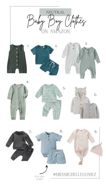 Kirkland Clothes, Clothes From Amazon, Wardrobe Colors, Michelle Gomez, Baby First Outfit, Amazon Baby, Neutral Baby Clothes