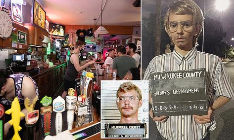 Milwaukee gay bars BAN Jeffrey Dahmer Halloween costumes #DailyMail Jeffrey Damer, Popular Netflix Series, Evil Person, Netflix Dramas, Popular Series, Farm Heroes, Evan Peters, Halloween Event, The Grim