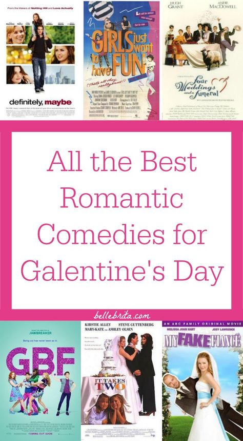 Celebrate Galentine's Day with the perfect girls' night. Curl up with some popcorn and watch one of the best romantic comedies! I've put together the best romcoms on Netflix, Amazon Prime, and Hulu. | Belle Brita The Big Sick, Romcom Movies, Best Romantic Comedies, Joey Lawrence, 90s Actors, Five Love Languages, Romantic Comedies, Your Twenties, Beatles Songs