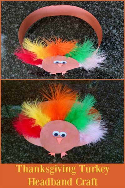 300 Fall Crafts with Children Turkey Headband Craft, Turkey Headband, Turkey Head, Start Blog, Toddler Thanksgiving, Preschool Thanksgiving, Craft For Toddlers, Thanksgiving Crafts Preschool, Thanksgiving School