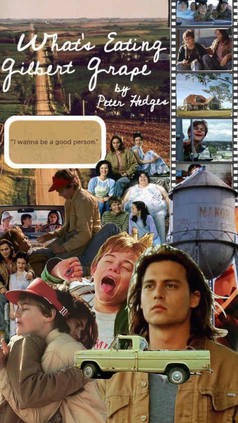 What’s Eating Gilbert Grape? #film #movie #gilbertgrape #shuffles #vintage #books #moviesilove #movieaestetic #booksilove What’s Eating Gilbert Grape Icons, What Eating Gilbert Grape, Gilbert Grape Aesthetic, Whats Eating Gilbert Grape, What’s Eating Gilbert Grape?, Gilbert Grape, Fav Movies, Aesthetic Stuff, Leonardo Dicaprio