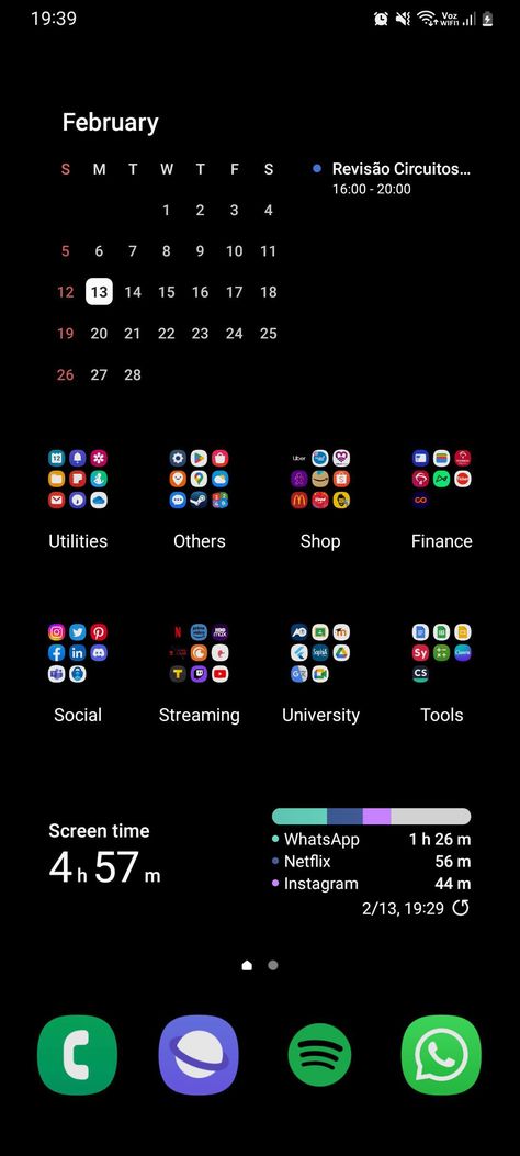 Samsung Organization, Organizing Apps, Samsung Homescreen Layout Ideas, Organize Apps, Logo Building, Samsung Wallpaper Android, Android Homescreen, Samsung Home, Organization Apps