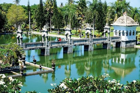 Tirta Gangga and The Water Palaces of East Bali - NOW! Bali Tirta Gangga Bali, Taman Ujung, Historical Places To Visit, Tirta Gangga, Lost In Time, Historical Places, Royal Life, Fish Ponds, Chinese Architecture