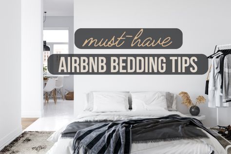 airbnb bedding tips Airbnb Bedding, House Themes, Airbnb Design, Guest Experience, Short Term Rental, The Guest, Villa, Bed, Design