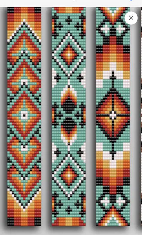 Aztec Beading Patterns, Native American Beading Patterns Free Indian Beadwork, Loom Beading Patterns Free Native Americans, Native American Beadwork Patterns Free, Seed Bead Loom Bracelets Patterns, Bead Loom Patterns Native, Beading Patterns Free Native American, Beaded Patterns, Loom Beading Patterns