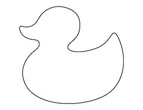 Rubber duck pattern. Use the printable outline for crafts, creating stencils, scrapbooking, and more. Free PDF template to download and print at http://patternuniverse.com/download/rubber-duck-pattern/ Birthday Art Projects, Rubber Duck Pattern, Fireman Quilt, Coloring Crafts, Duck Crafts, Art Preschool, Animal Outline, Duck Pattern, Animal Templates