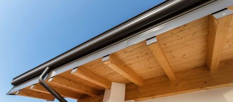 Deep Roof Overhang, Extend Roof Overhang, Roof Problems, Door Overhang, Roof Sheathing, Roof Overhang, Roof Extension, Timber Structure, Roof Lines