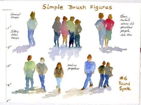 Sketch Ideas Inspiration, Class Pet, Watercolor Paintings For Beginners, Watercolor Lessons, Watercolor Paintings Easy, Figure Sketching, Painting People, Watercolor Painting Techniques, Sketch Ideas