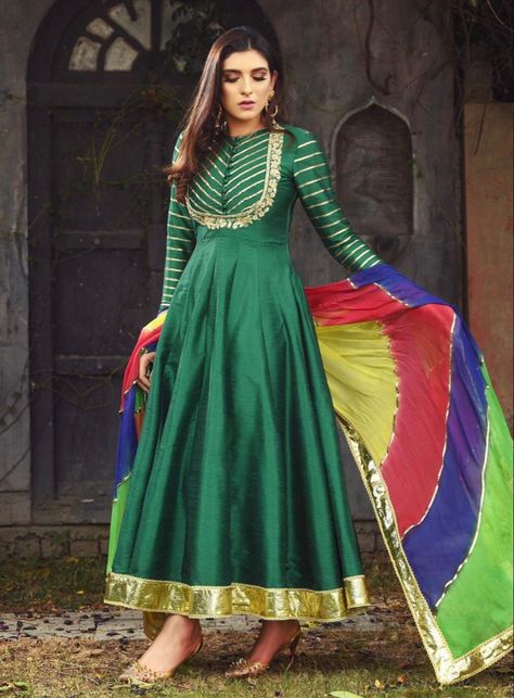 Banarasi Anarkali Suits Designer, Anarkali Front Neck Designs, Dress Design From Old Saree, Anarkali Suit Pattern, Latest Long Gown Design, Baby Sweater Embroidery, Frock Suit Anarkali, Velvet Designer Dresses, Neck And Sleeves Design