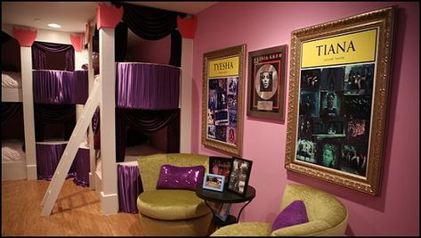 Movie themed bedrooms - home theater design ideas - Hollywood style decor - movie decor - home cinema decor - movie theater decor - Home Theater Curtains Theater Curtains, Home Theater Curtains, Movie Theater Decor, Movie Theater Rooms, Extreme Makeover Home Edition, Cinema Decor, Themed Bedrooms, Theater Decor, Theatre Curtains