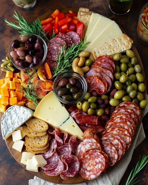 Ready to elevate your hosting game? Check out this Ultimate Charcuterie Board, perfect for any gathering! Visit website for full recipe at https://northeastnosh.com/f/ultimate-charcuterie-board #northeastnosh #charcuterie #grazingboard #partyfood #appetizer #cheeseboard #gourmetfood #foodie #delicious #entertaining #hosting #snackboard #dinnerparty #curedmeats #luxuryfood #tastingboard Charcuterie Presentation, Ultimate Charcuterie Board, Charcuterie Board Christmas, Dinner 2023, Italian Party, Charcuterie Inspiration, Charcuterie Platter, Charcuterie Cheese, Food Appetizers