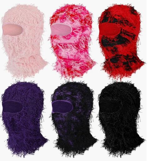 nice stylish confterble mask only 32 dollers for 6 Ramede 6 Pcs Distressed Balaclava Ski Mask Full Face Balaclava Mask Knitted Cool Windproof Mask for Men Women for Cold Winter Distressed Balaclava, Balaclava Mask, Balaclava Ski Mask, Mask Full Face, Winter Bright, Mask For Men, Ski Mask, Full Face, Cold Winter