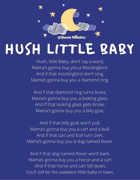 Baby Nursery Rhymes, Short Nursery Rhymes, Nursery Rhyme Art, Bedtime Songs, Baby Poems, Nursery Rhymes Poems, Babysitting Activities, Reading Comprehension For Kids, Nursery Rhymes Activities