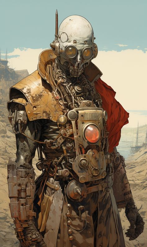 Sci Fi Western, Scifi Western, Scifi Steampunk, Sience Fiction, Steampunk Robot, Sci Fi Rpg, Science Fiction Artwork, Arte Alien, Science Fiction Art