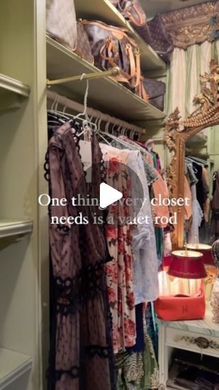 Valet Rod In Closet, Light In Closet, Closet Alternatives, Valet Rod, Outfit Planning, House Organization, Closet Hacks, Bedroom Renovation, Walk In Closet