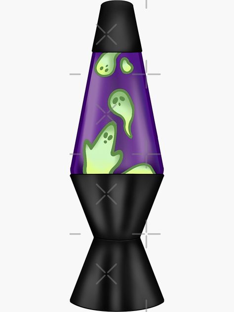 "Ghosty Lava Lamp" Sticker for Sale by B00FAY | Redbubble Hot Glue Art, Ghost Hunter, Glue Art, Tatuaje A Color, Ghost Hunters, Halloween Tattoos, Hot Glue, Colorful Wallpaper, Lamp Design