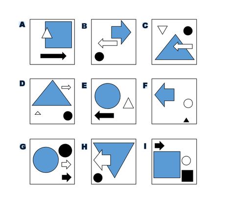 Abstract Reasoning, Abstract Reasoning Test, Tangram Puzzles Printable Free, Reasoning Test, Iq Test Questions, Brain Test, Test For Kids, Aptitude Test, Test Quiz