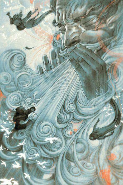 Zephyr. The Greek god of the West Wind Definition. Wind Art, Arte Peculiar, James Jean, Desenho Tattoo, Art And Illustration, Art Plastique, Comic Books Art, Art Inspo, Fantasy Art