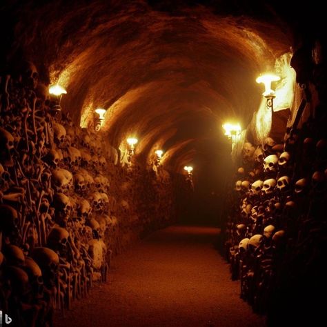 Catacombs Aesthetic, City Spies, Paris Catacombs, The Cask Of Amontillado, Paris Visit, Haunted Locations, The Catacombs, Paris Trip, Historical Places