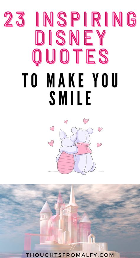 There is so much wisdom in Disney movies! Here are 23 inspirational quotes from Disney movies to motivate you and bring a smile to your face! Inspirational Quotes From Disney Movies, Niall Horan Quotes Inspiration, Httyd Quotes Inspirational, Motivational Disney Quotes, Inspirational Quotes From Disney, Disney Quotes About Dreams, Inspiring Disney Quotes, Dumbo Quotes, Disneyland Quotes